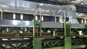 Heating and air filtration equipments for insulated panels production