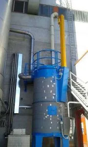 Oil mist filtration from metal processing and polymer production