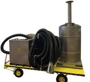 Portable air cleaner for VOCs abatement